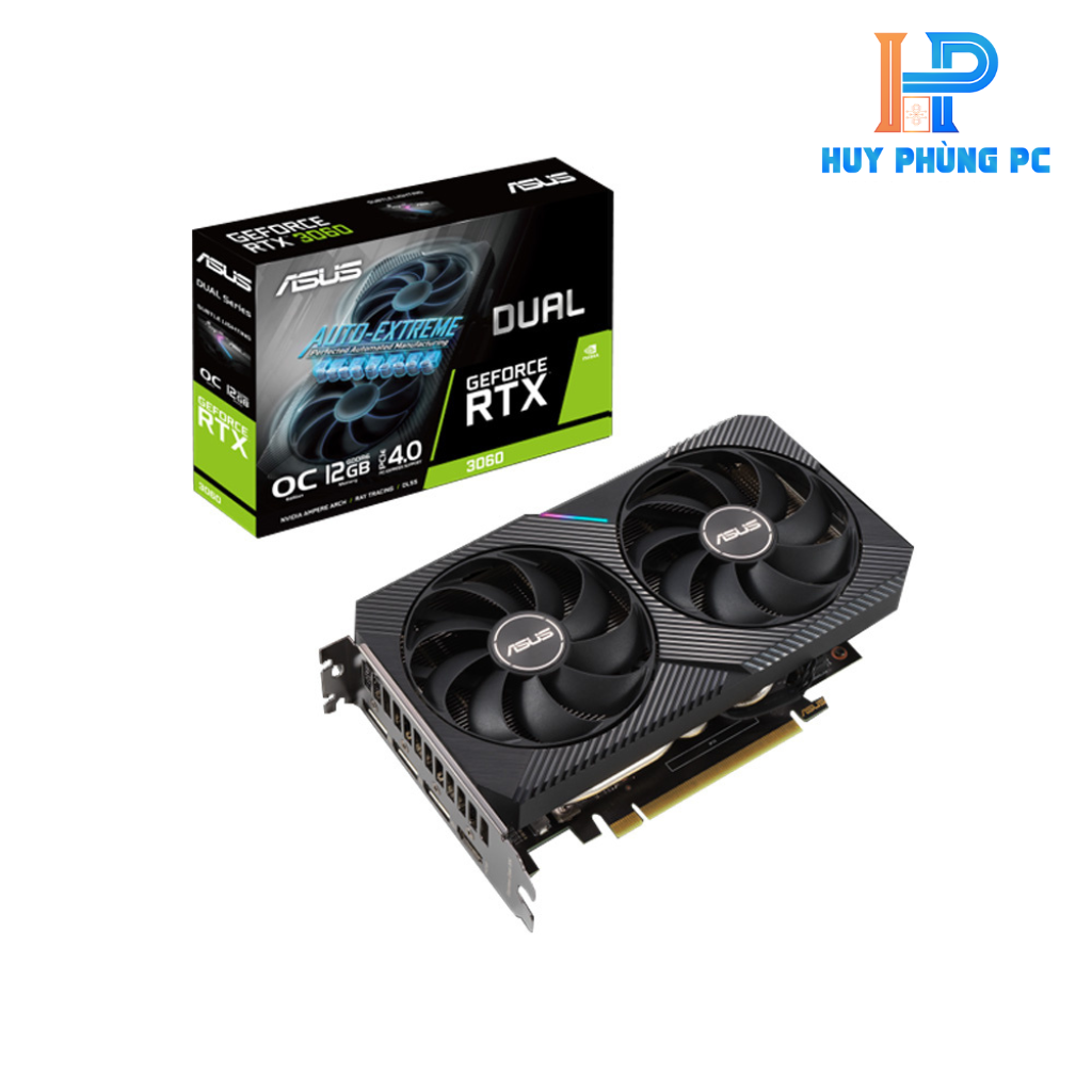 ASUS Dual GeForce RTX 3060 V2 12GB GDDR6 (DUAL-RTX3060-12G-V2)