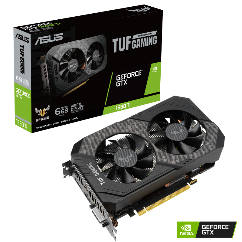 VGA ASUS TUF Gaming GeForce GTX 1660 Ti EVO 6GB GDDR6 (2nd)