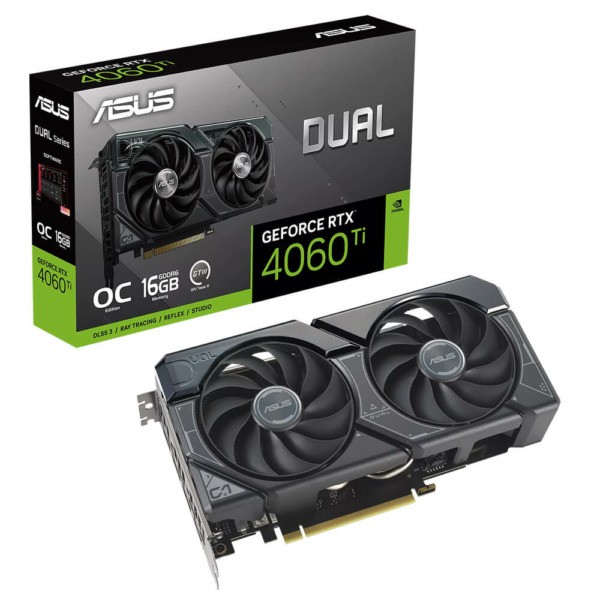 ASUS Dual GeForce RTX 4060 Ti OC Edition 16GB GDDR6