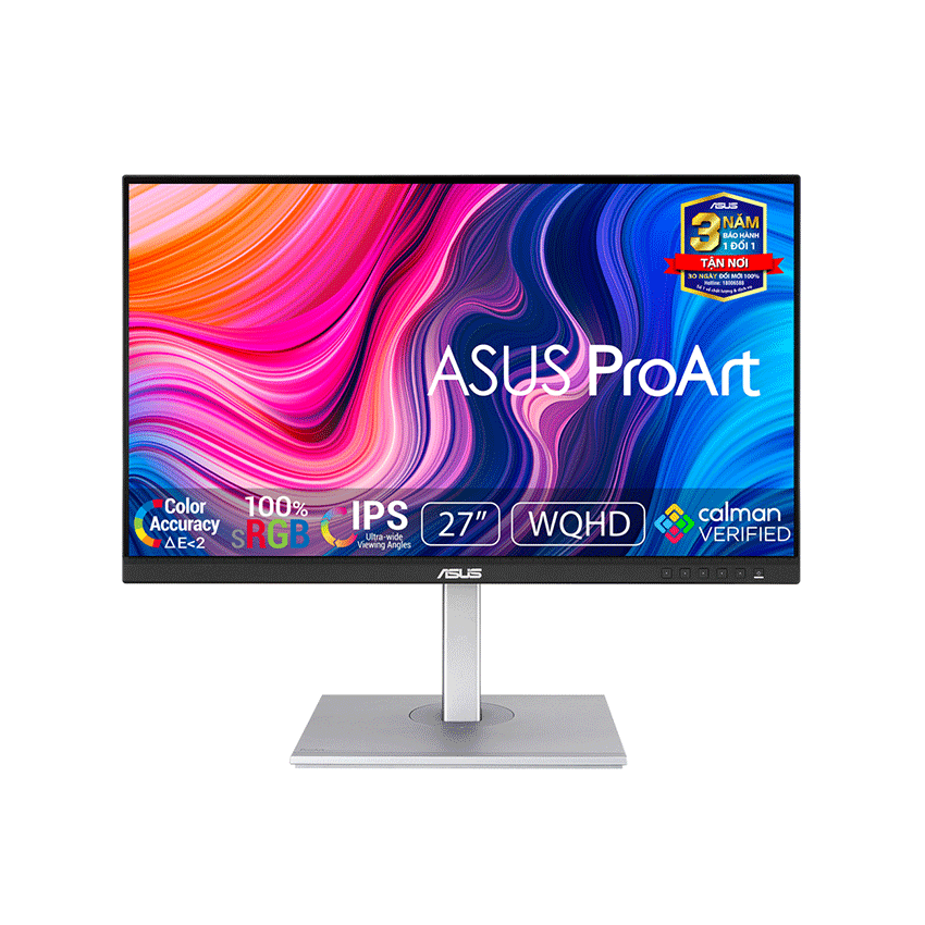 Màn hình Asus ProArt PA278CV (27-inch/ WQHD/ IPS/ 75Hz/ 5ms/ 350nits/ HDMI+DP+USBC+Audio)