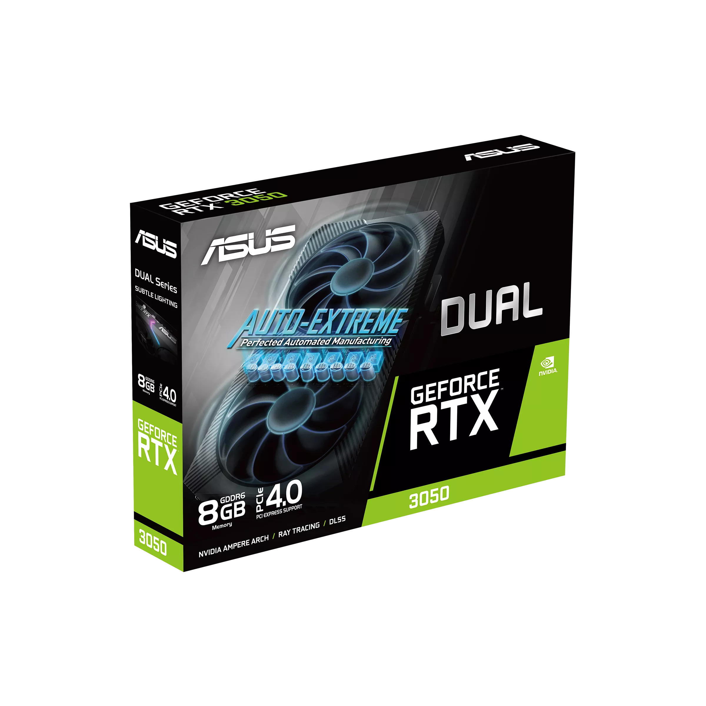 VGA ASUS Dual GeForce RTX 3050 8GB V2 GDDR6 (DUAL-RTX3050-8G-V2)