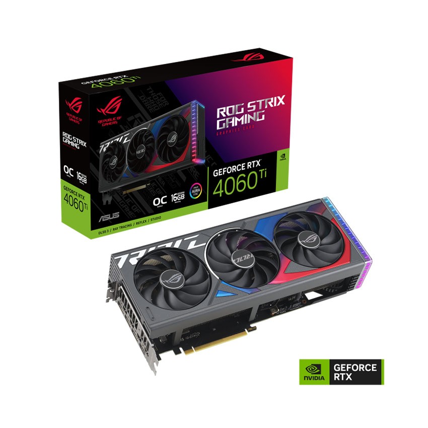 CARD MÀN HÌNH ASUS ROG STRIX-RTX 4060 TI-O16G-GAMING