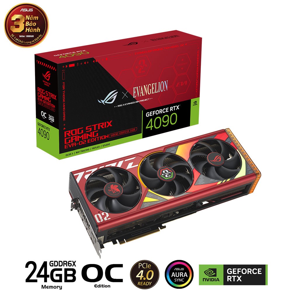 CARD MÀN HÌNH ASUS ROG STRIX-RTX4090-O24G-EVA-02-EDITION