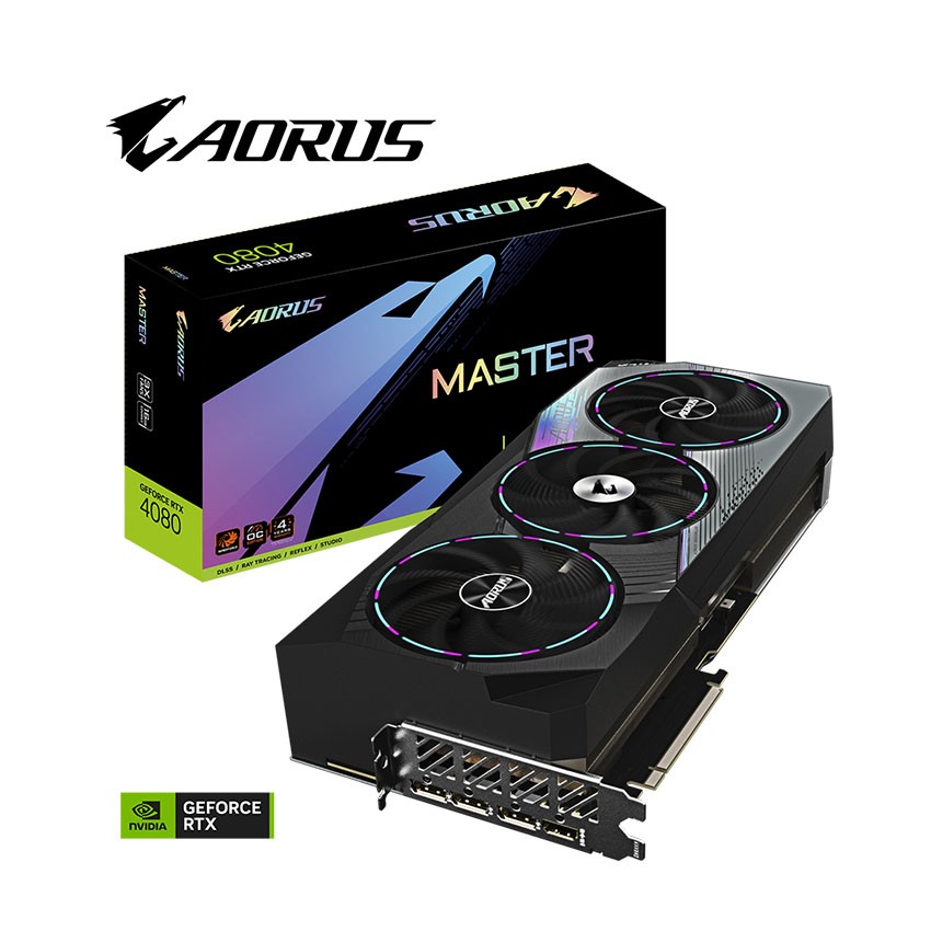 CARD MÀN HÌNH GIGABYTE RTX 4080 AORUS MASTER-16GB