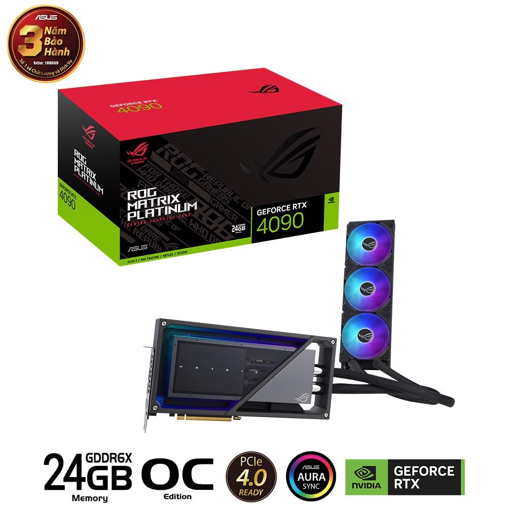 CARD MÀN HÌNH ASUS ROG Matrix GeForce RTX 4090 Platinum 24GB GDDR6X