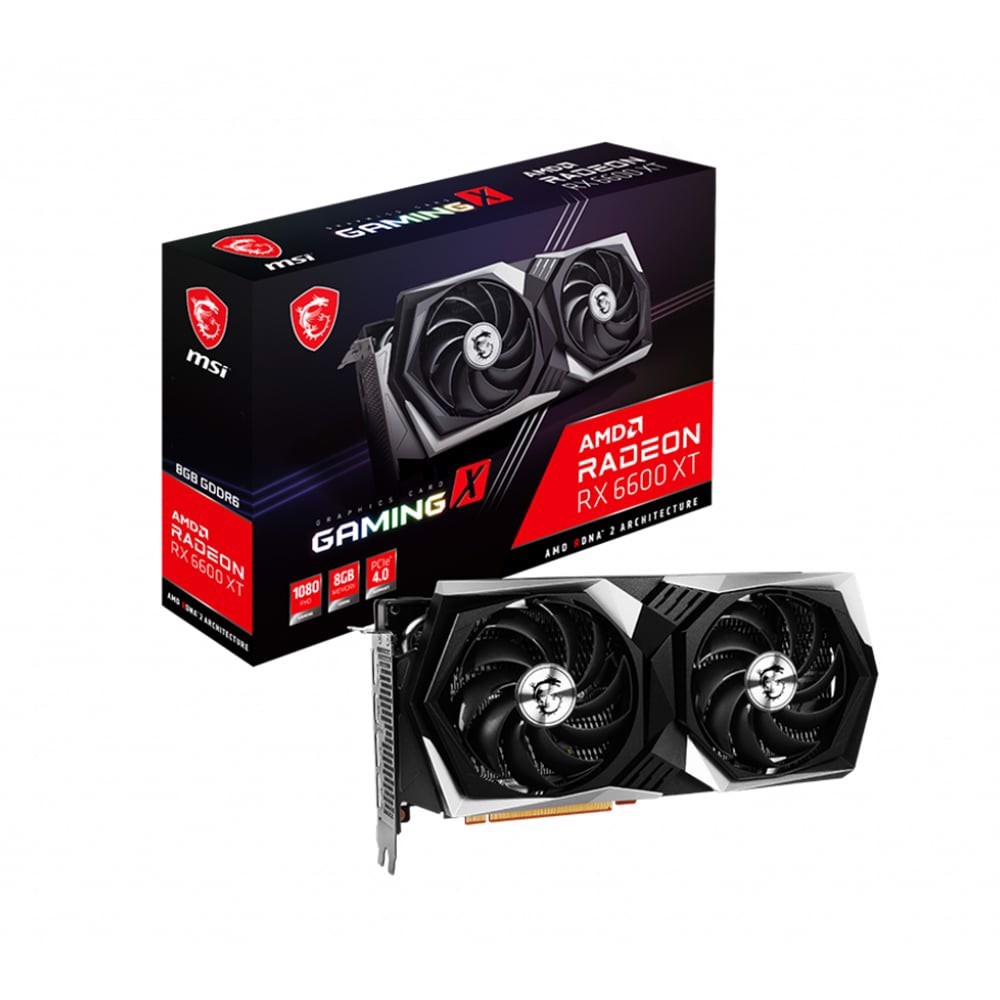 Card màn hình MSI Radeon RX6600XT GAMING X 8G (2nd) 08/2024