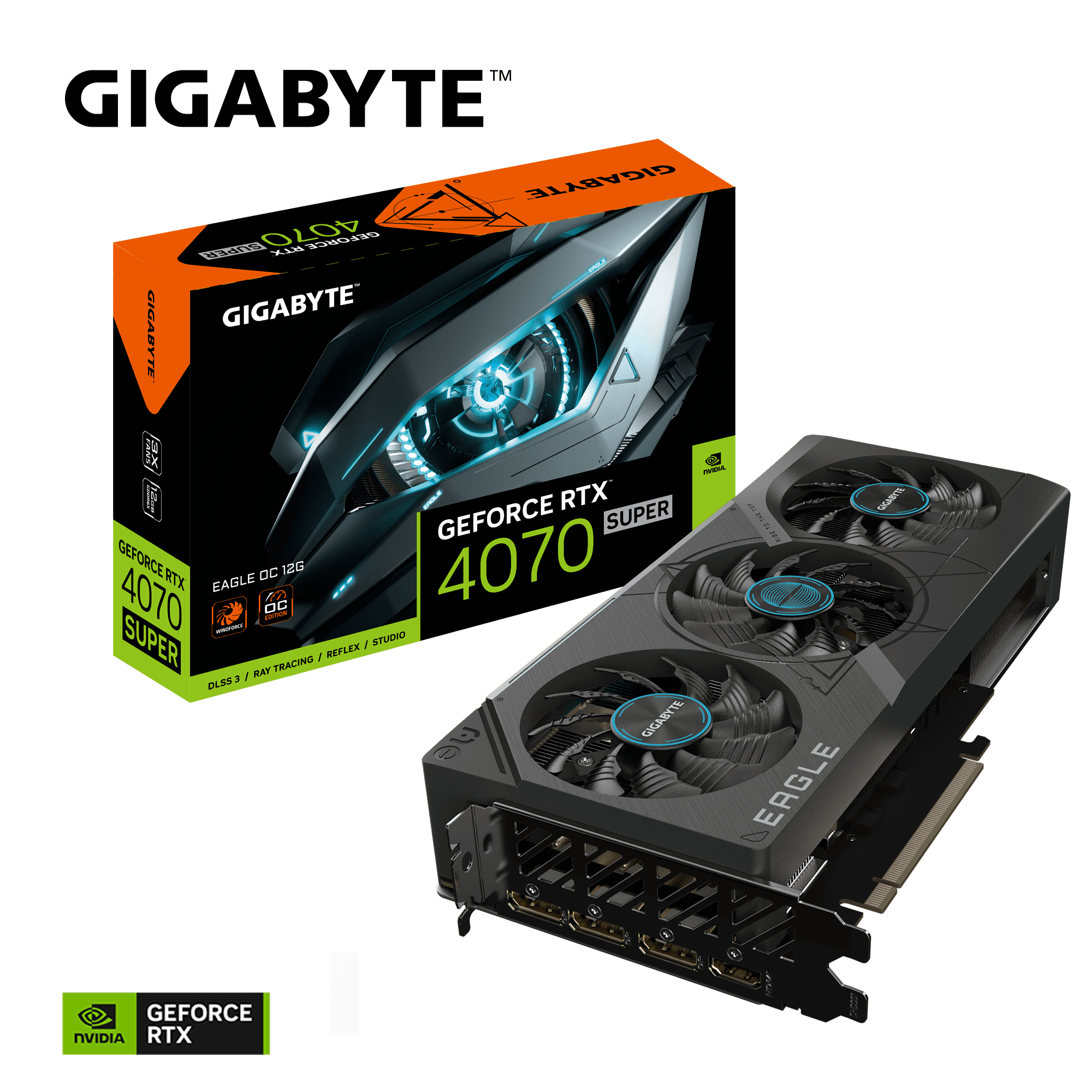 Card màn hình Gigabyte RTX 4070 SUPER EAGLE OC 12GB