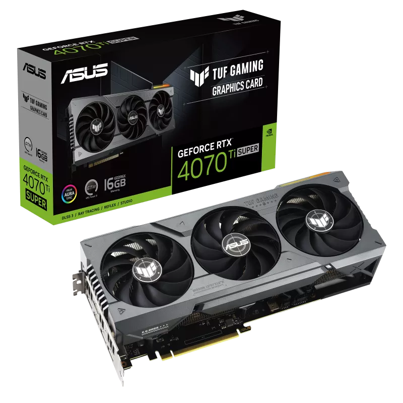 Card màn hình ASUS TUF Gaming GeForce RTX 4070 Ti SUPER 16GB GDDR6X