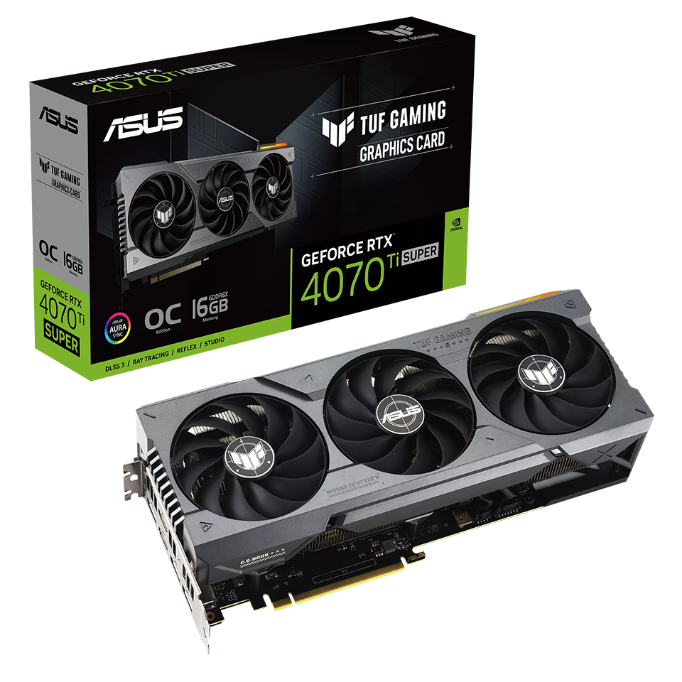 Card màn hình ASUS TUF Gaming GeForce RTX 4070 Ti SUPER 16GB GDDR6X OC Edition