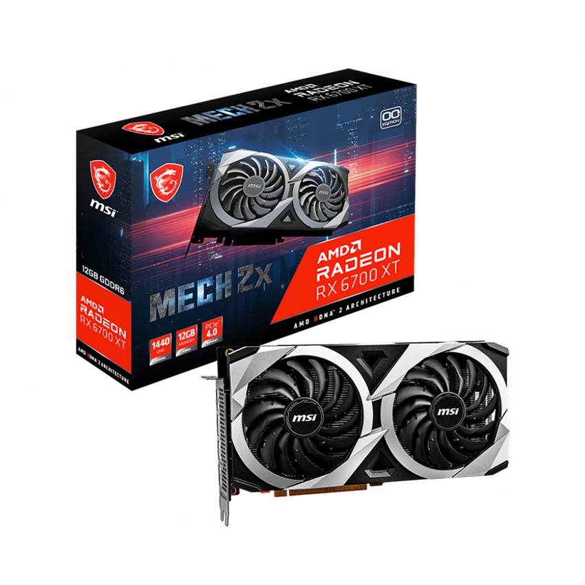 VGA MSI Radeon RX 6700 XT MECH 2X 12G OC