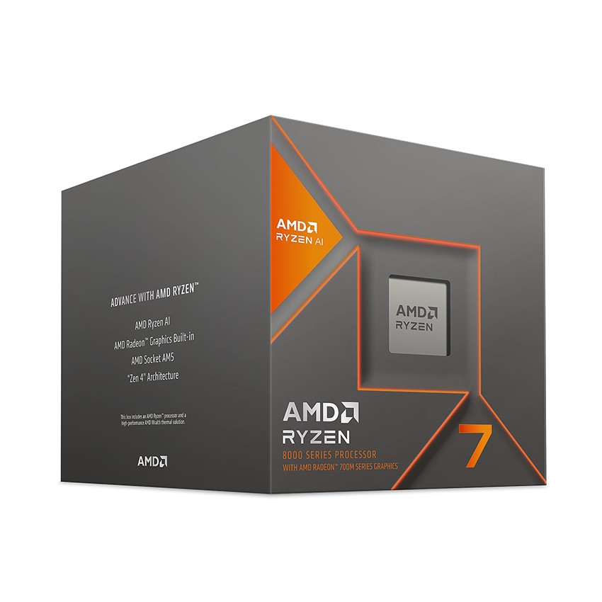 CPU AMD Ryzen 7 8700G (Up to 5.1 GHz | 8 Nhân | 16 Luồng | Socket AM5)