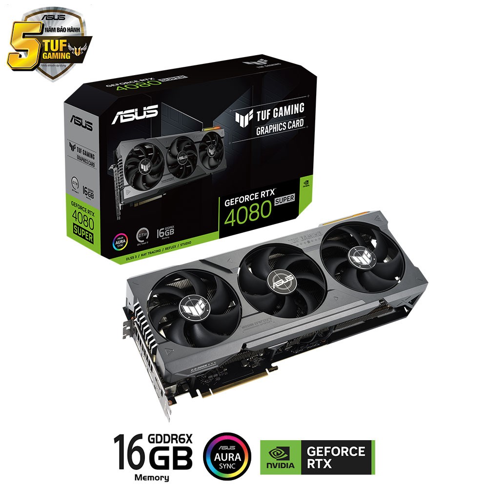 Card màn hình ASUS TUF Gaming RTX 4080 SUPER 16GB GDDR6X