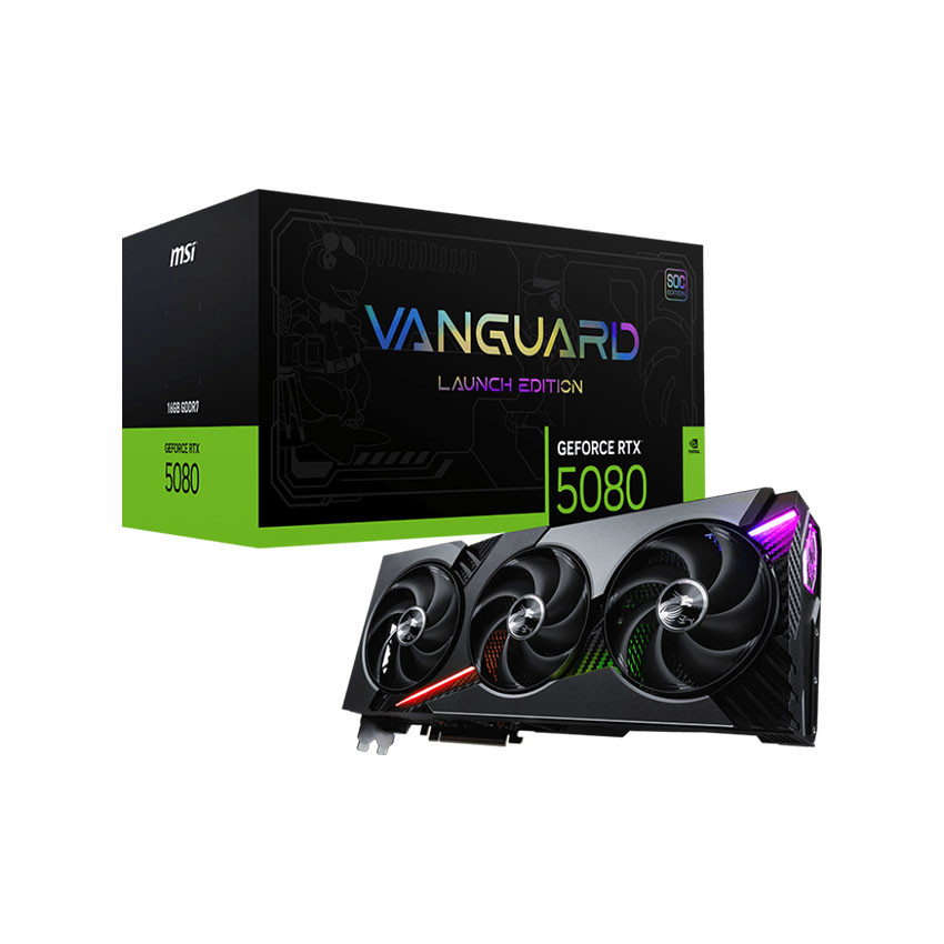 Card màn hình MSI RTX 5080 16G VANGUARD SOC LAUNCH EDITION